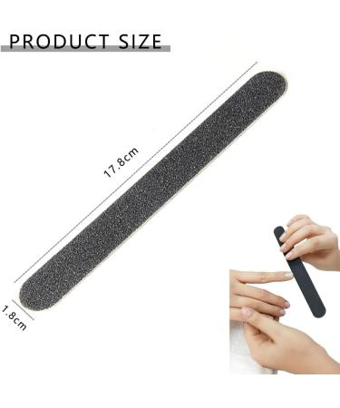 6 PCs Professional Nail Files Fingernail Buffing Files Double Sided Emery Boards Nail Styling Tools for Natural/False Nails for Home and Salon Use - Buy Online on GoSupps.com