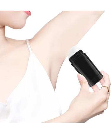 Sxminer 10 Pack 75ml Black Round Empty Deodorant Containers 2.5 Oz Twist Up Filling Stick Refillable Tubes Deodorant Bottles Plastic Lip Balm Tube for Lipstick Crayon Chapstick DIY Make Own Deodorant - Buy Online on GoSupps.com