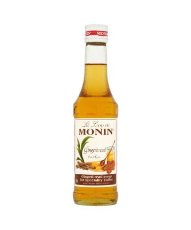 MONIN - Gingerbread Syrup for Coffee, Cappuccino and Hot Chocolate - Natural Flavors - 25cl