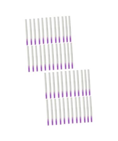 Healeved 200 StK Manicure extension fiber nail extension Nail Extension Kit Nailet From silk fibre glass manicure kit nail-kit nail gel nail art fiber manicure fib Packaged 5.5*0.2cmx2pcs white+violet 1x2st