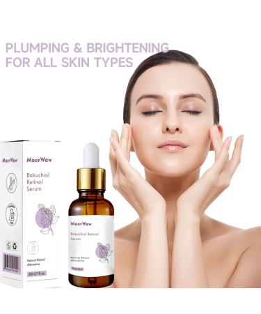 MaerWaw Advanced Bakuchiol Retinol Rejuvenation Serum - For Face Anti Aging Wrinkle Care and Hyaluronic Acid With Moisturize Wrinkle Reduction Skin Firming & Smoothing Vitamin C to Brighten - Buy Online on GoSupps.com