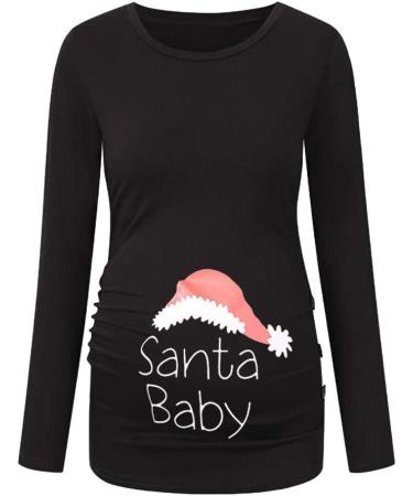Pregnant Deer Christmas Maternity Top - Women's Casual Hooded Pullover - Buy Online on GoSupps.com