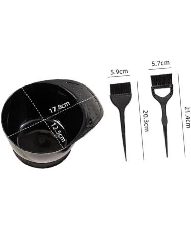 Beatifufu 1 Set Hair Dye Brush Comb Hair Dye Coloring Dying Coloring Applicator Hair Tinting Bowl Color Bowl Tool Hair Tinting Hairdressing Tool Baking Oil Plastic - Buy Online on GoSupps.com