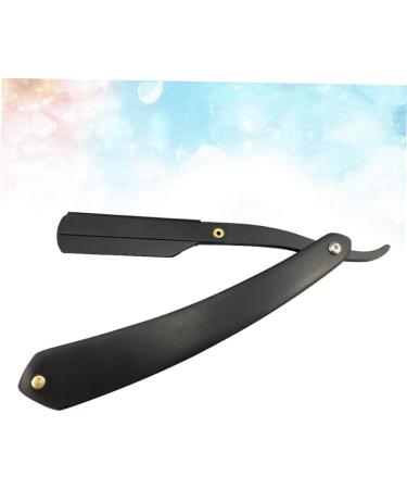 Fomiyes Men's Razor - Portable Wooden Handle Barber Razor | High-Quality Metal Manual Hair Removal Tool - Buy Online on GoSupps.com