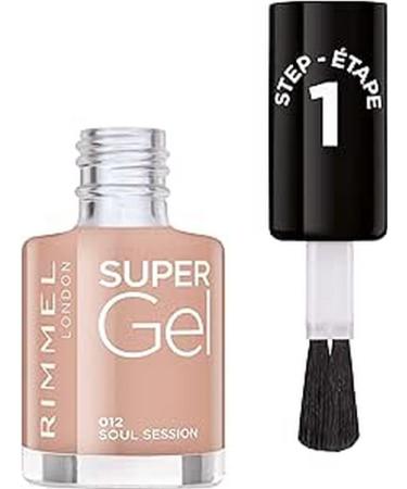 Rimmel London Super Gel Nail Polish Packaging May Vary 12 Soul Session 12 ml (Pack of 1) Soul Session 12.00 ml (Pack of 1)