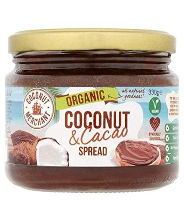 2X Coconut Merchant Organic Coconut Spread with Cacao 330g