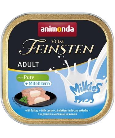 Animonda Vom Feinsten Adult Cat Food - Gourmet Wet Food with Milk Core 32 x 100g - International Shipping Available - Buy Online on GoSupps.com