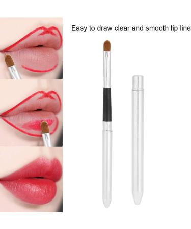 Retractable Lipstick Brush Nylon Hair Clear and Smooth Lip Line Drawing Even Application - Buy Online on GoSupps.com