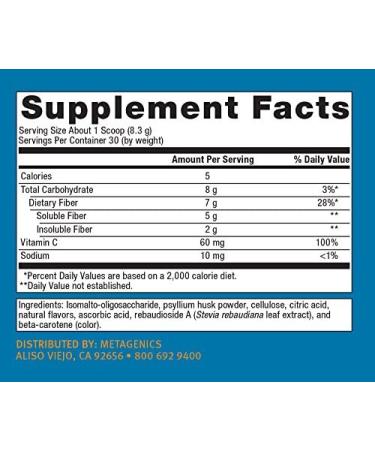 Metagenics Herbulk Orange Dietary Supplement 8.78 oz - Digestive Health Support - Buy Online on GoSupps.com
