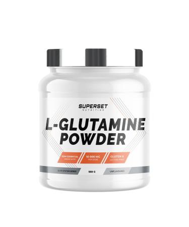 SUPERSET NUTRITION Superset Nutrition - L-Glutamine Powder (550g) - Glutamine - 10g of high-quality glutamine! - Neutral