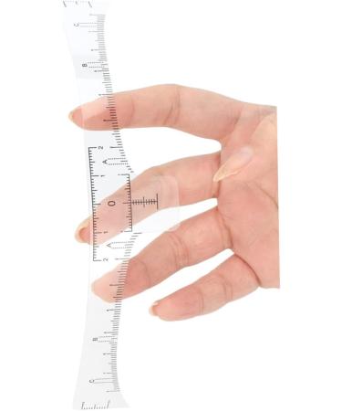 SEWOART 50pcs Shaper Miss Shaping Measuring for up Eyebrow Rulers Permanent 18x5cm Yellow 3 - Buy Online on GoSupps.com