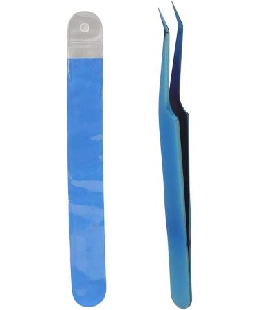 Eyelash Tweezers - Ergonomic Stainless Steel Slanted Tweezers for Nail Technicians | Ideal for Home Use - Buy Online on GoSupps.com