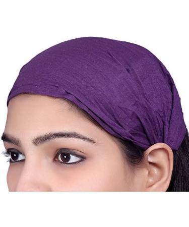 Sarjana Handicrafts Unisex Indian Cotton Bandana Hair Wrap Elastic Headband 10 Pieces Multicolored (Assorted) - Buy Online on GoSupps.com