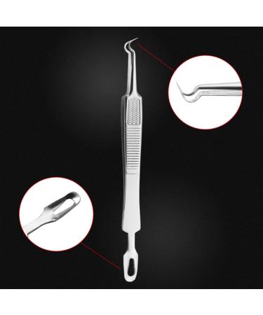 Baluue 3pcs Clip Pimple Extractor Kit Whitehead Removal Tool Pimple Tool Silver Stainless Steel - Buy Online on GoSupps.com