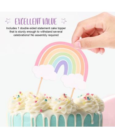 Pastel Rainbow Cake Topper - Buy Online on GoSupps.com