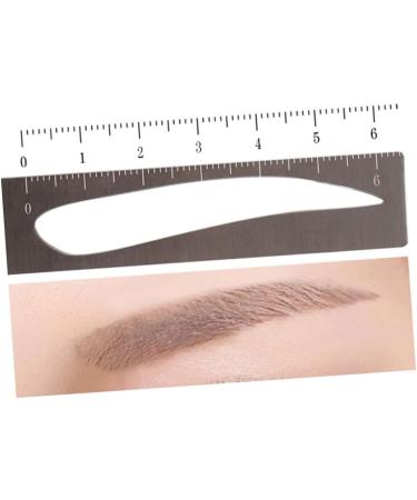 FOMIYES Three-point Eyebrow Ruler Eyebrow Ruler Stencil Eyebrow Drawing Tool Artifact Balance - Buy Online on GoSupps.com