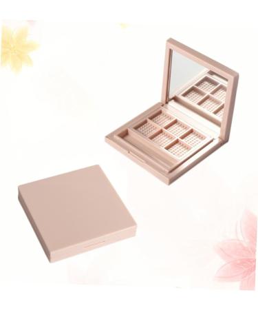 Beatifufu 2pcs Empty Eyeshadow Palette Empty Compact Eyeshadow Highlighters Blush Palette Cosmetics Pans 1 count (Pack of 1) Pink - Buy Online on GoSupps.com