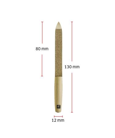 Premium Gold Twin Nail File - Double-Sided Stainless Steel for Fingers & Toenails | 130 mm Nail Care Tool - Buy Online on GoSupps.com