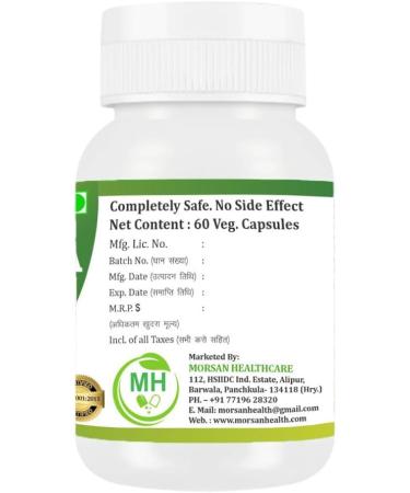 Morsan Healthcare Kalmegha Capsules | Andrographis Paniculata Herbal Supplement | Natural Immune Support & Liver Health | 60 Vegan Capsules | Ayurvedic Wellness Formula | Pack of 4 - Buy Online on GoSupps.com