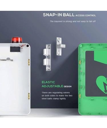 Qianmei Wall-Mounted AED Cabinet - Secure Defibrillator Storage | Adjustable Partition for Home Office Nursing Home Emergency - Buy Online on GoSupps.com
