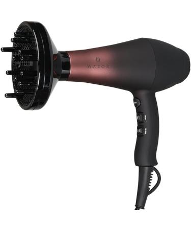 Salon Professional Hair Dryer with Ceramic Tourmaline Ionic & Powerful Blow Dryer Far Infrared Hair Dryer Contains 3 Heat&2 Speed 1Cool Button Setting 3 Blow Dry Attachment Like Diffuser for Hair Styling AC Motor 1875W - Buy Online on GoSupps.com