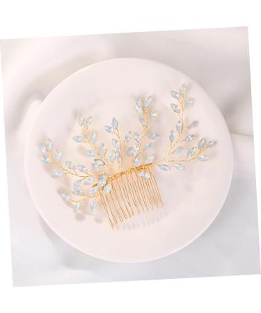 Ipetboom Sweet Rhinestone Hair Accessories Bead Threader Womens Hair Accessories Rhinestone Headpiece Wedding Hair Comb Beads Tiara Bridal Hair Comb Clip Hair Piece Metal Rhinestones Bride - Buy Online on GoSupps.com