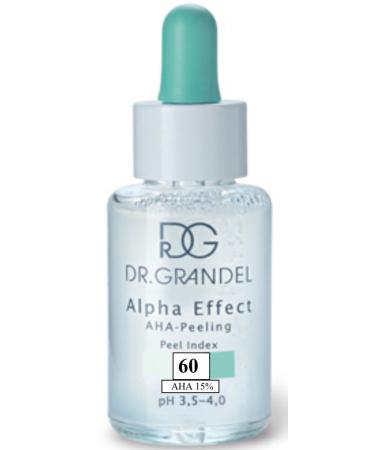 Dr. Grandel - New! Alpha Effect Peel Index 60 - 30 Ml-refines Balances and Rejuvenates the Skin. Wrinkles and Fine Irregularities Are Reduced the Skin Looks a Fresher and Younger- For Professional Use Only