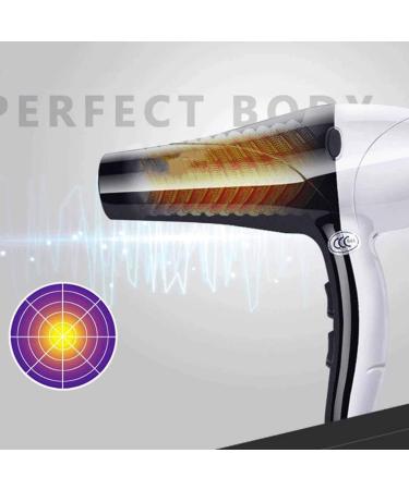 Professtional Hair Dryer 2000W Ionic Hairdryer Blow Dryer Salon Hairdryer 2 Speed 3 Heat Setting with Negative ION Eliminate Static Electricity Low Noise Lightweight for Home Travel Small Gift - Buy Online on GoSupps.com