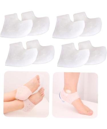 FOMIYES 5 Pairs Anti-Cracking Heel Socks Crack Heel Gel Socks Hydrating Socks High Heel Socks Vented Moisturizing Gel Heel Socks Silicone Protective Sleeve Foot Moisturizing Socks White - Buy Online on GoSupps.com