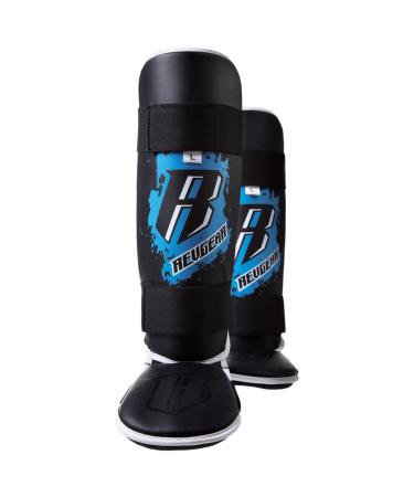 Revgear Kids Combat Series Shin Guards | High Performance Foam Padding | Durable and Lightweight Small Blue