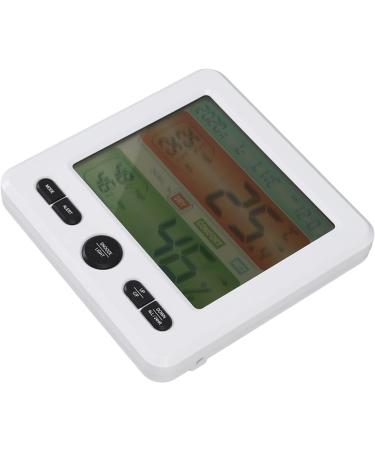 Indoor Thermometer with Accurate Humidity Measurement - Perfect for Bedroom - White Color - Buy Online on GoSupps.com