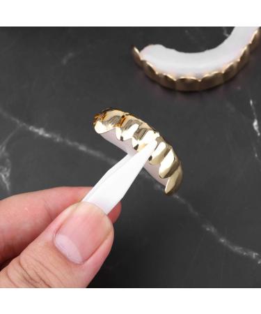 PRETYZOOM Halloween Dentures Grillz - Removable Hip Hop Vampire Teeth Set | Upper & Lower Fake Teeth - Buy Online on GoSupps.com