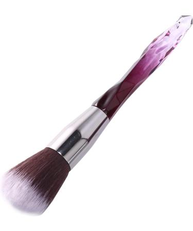 Beifenl Purple Fiber Bright Transparent Crystal Diamond Makeup Brush Blush Foundation Eye Shadow Brush - Buy Online on GoSupps.com