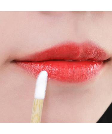 FOMIYES 50Pcs Disposable Wooden Lip & Eyeshadow Brushes | Portable Lip Makeup Applicators for Professional Use - Buy Online on GoSupps.com