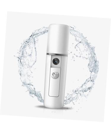 WOONEKY Skin Moistener Electric Face Mister Mist Facial Sprayer Portable Face Mister Mini Humidifier White - Buy Online on GoSupps.com