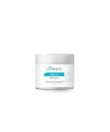 Skin Beauty Solutions 4oz -Pro-K Vitamin K Cream Professional Strength- Rosacea Capillaries  Thread Spider Varicose Veins  Puffy Dark Under Eye Circles. Guaranteed to Work .