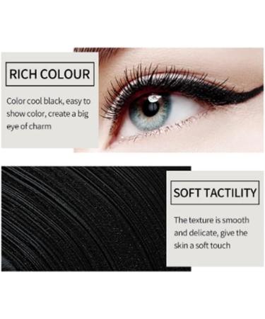 4 Pack Gel Eyeliner Easy to Use Makeup Matte Eyeliner Black Eyeshadow Stamp Women's Waterproof Eyeliner Pencil (Multicolor) - Buy Online on GoSupps.com