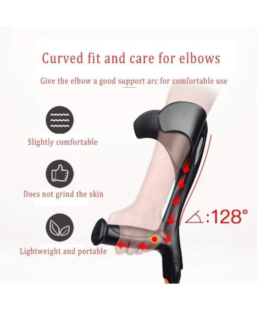 GagalU Forearm Crutches Adjustable Forearm Crutches 1 Pair of - Lightweight Cuff Crutch - Adjustable Standard and Tall for Adults Shock Absorber Lightweight Arm Crutch - Buy Online on GoSupps.com