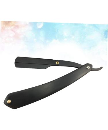 Fomiyes Men's Razor - Safe Folding Razor with Wooden Handle | Barber-Steel Eyebrow Knife for Grooming - Buy Online on GoSupps.com