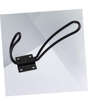 Alipis 10pcs Door Hooks Coat Hanger Wall Rack Robe Hanger Door Rack Hook up Wardrobe Wall Hook medium Black - Buy Online on GoSupps.com