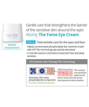 Atomy Eye Cream 1.1 Fl Oz - Herbal Anti Aging Wrinkle Treatment - Buy Online on GoSupps.com
