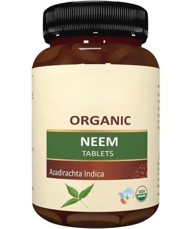 Organic Neem 750mg - 60 Tablets for Skin and Overall Wellness. - Buy Online on GoSupps.com
