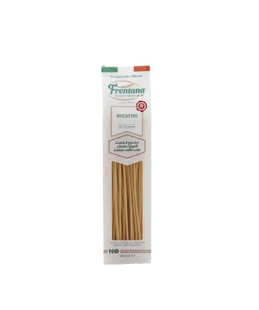 FRENTANA SRL FRENTANA Bucatini of durum wheat semolina Cappelli bronze drawn with slow drying Italian pasta traditionally made pack of 24 x 250gr