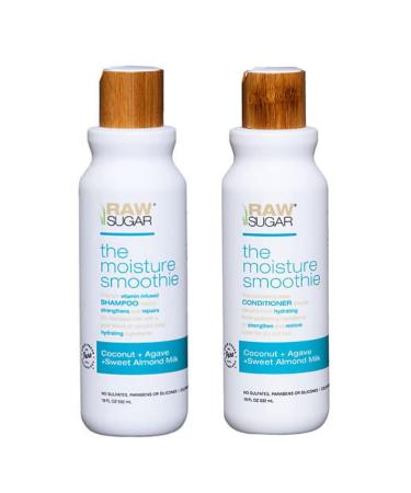 Raw Sugar Coconut + Raw Honey + Sweet Almond Milk Shampoo & Conditioner Set - 18 Fl Oz (Pack of 2) - Buy Online on GoSupps.com