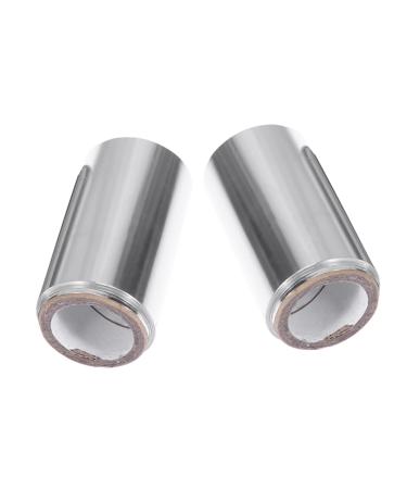 Angoily 2 Rolls Hair Color Perm Tin Foil Nail Tools Nails Tools Manicure Tools Hair Coloring Tools Hair Highlighting Foils Embossing Tool Hair Foils Hairdressing Tool Hair Dye