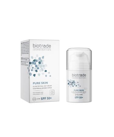 Biotrade Pure Skin Glow Revival Day Face Cream Deep Hydration Hyaluronic acid and Niacinamide 50ml