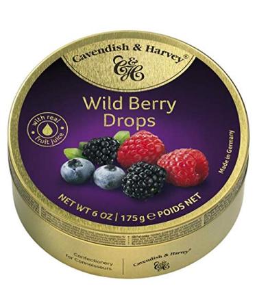 Cavendish & Harvey Wild Berry Drops, lot of 9 (9 x 200 g)