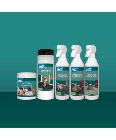 HG Pet Hair Dissolver Pet Hair Remover for Clothes & Textiles Dog Hair Remover & Cat Hair Remover Detergent for Washing Machine Pet Friendly & Washing Machine Safe - 500g - Buy Online on GoSupps.com