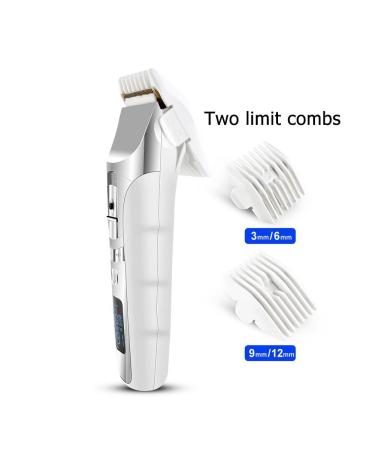 USB Rechargeable Hair Clippers for Men - Electric Beard Trimmer & Hair Cutter with LCD Display - Buy Online on GoSupps.com