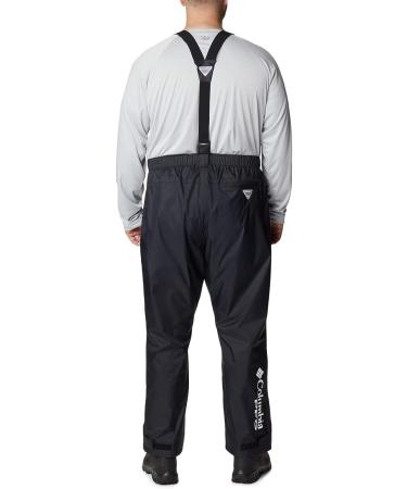 Columbia Men's PFG Storm Bib Pant Black - Size 6X x 32 L - Buy Online on GoSupps.com